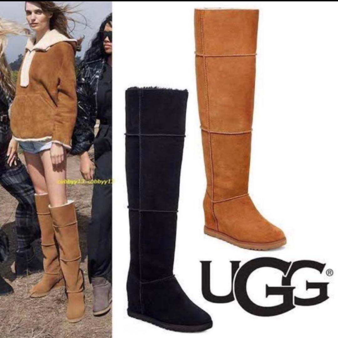 UGGアグ ムートンロングブーツ♡ブラック