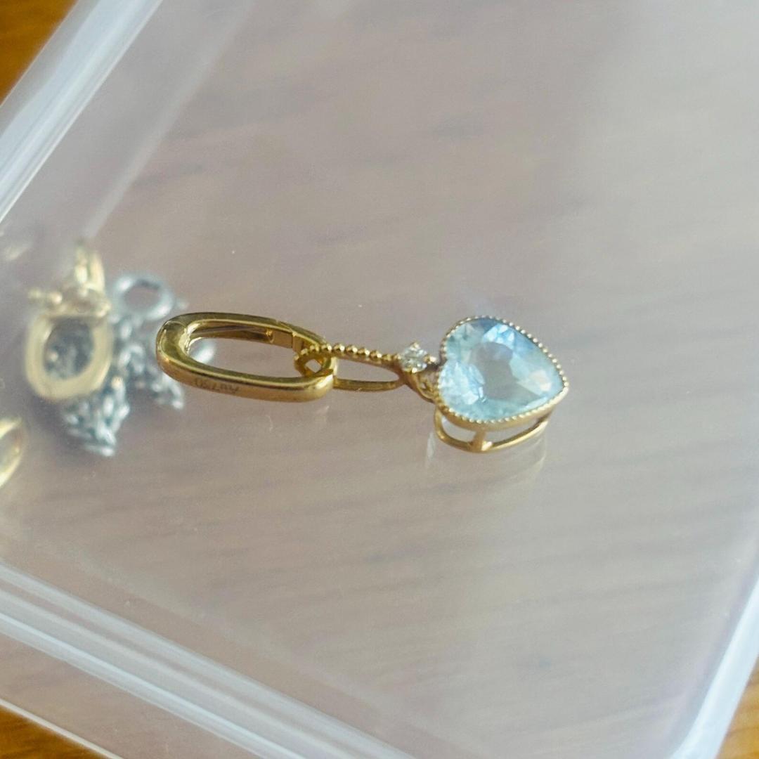 K18YG WG PG クラスプ オーバル 18k パーツ チャーム 開口 コマ