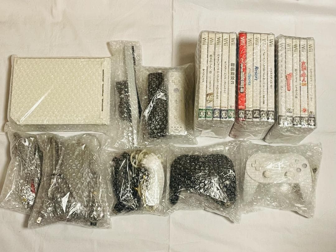 【Wii-014】すぐ遊べるセット【2人で遊べるセット】+ソフト15本付き