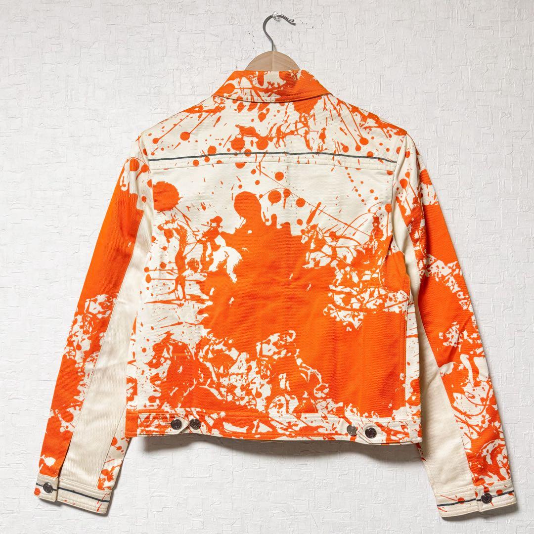 【マルジェラ期】 HERMES 03SS ペイント加工 ジャケット マルジェラ期