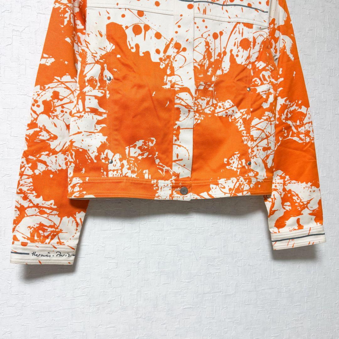 【マルジェラ期】 HERMES 03SS ペイント加工 ジャケット マルジェラ期