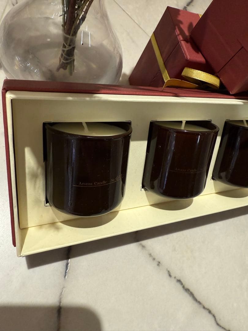 リンクオリジナルメーカーズ クリスマス限定アロマキャンドル 3個セット