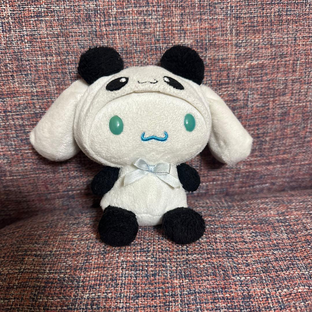 【かなり希少】シナモロール パンダデザイン ぬいぐるみ　2007年