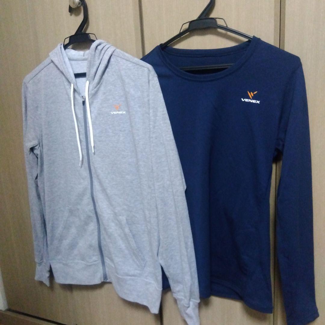 VENEX リフレッシュ ロングスリーブシャツ ＆ロングスリーブフーディ