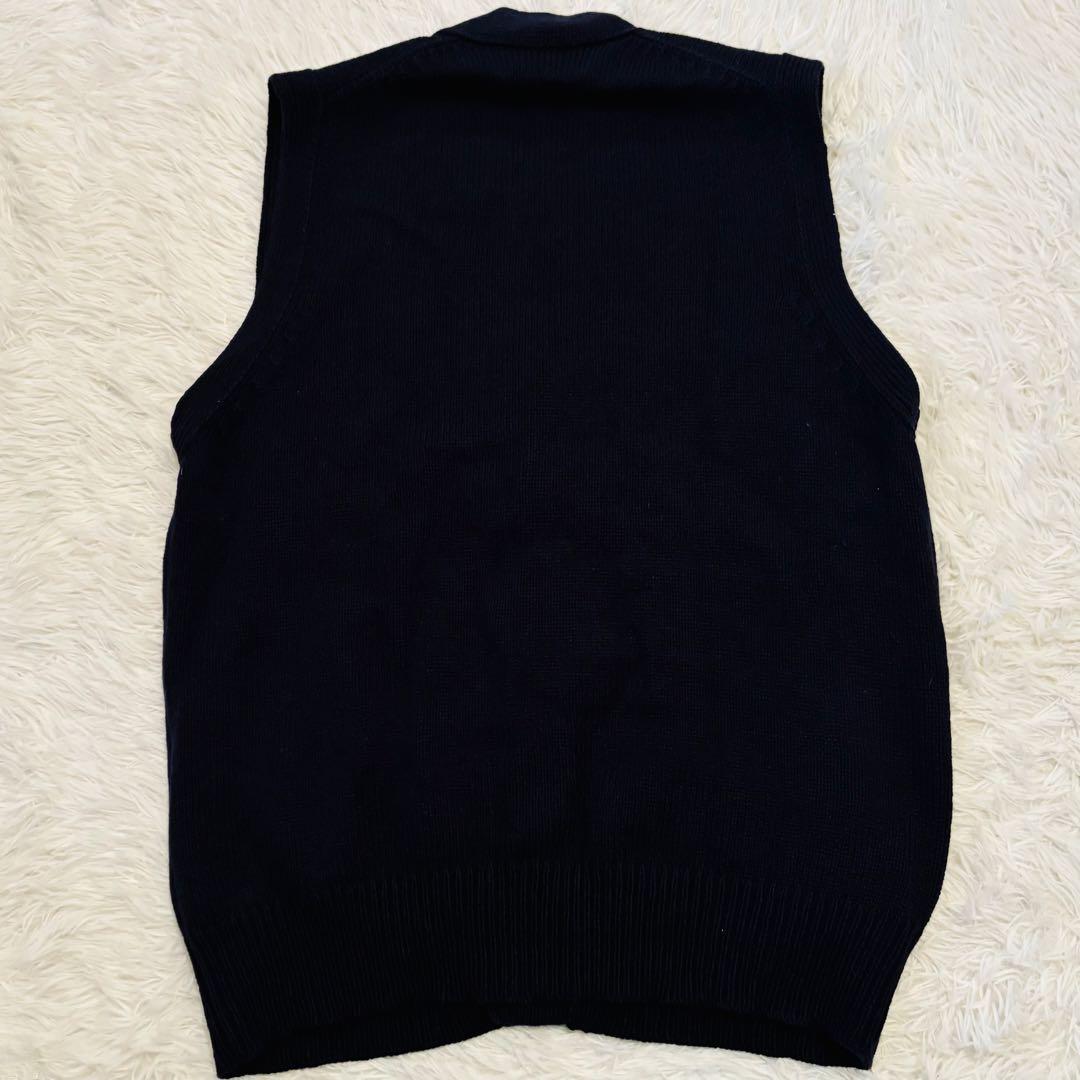 極美品✨田中オム　コムデギャルソンオム　ニットベスト　ダークネイビー