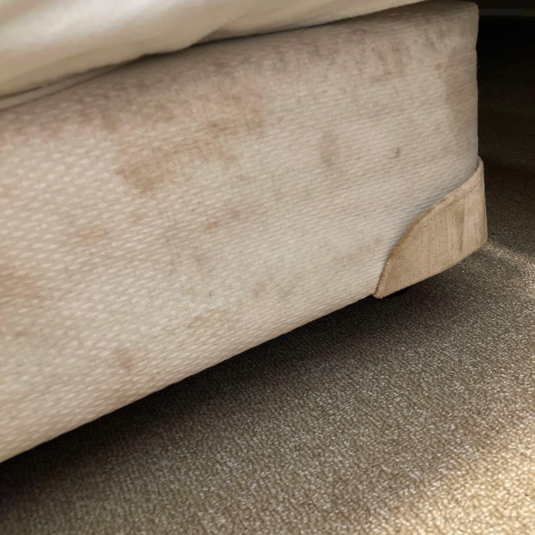 【シモンズ】ダブルベッド　ダブルクッションタイプ　ヘッドボード　ボトムクッション