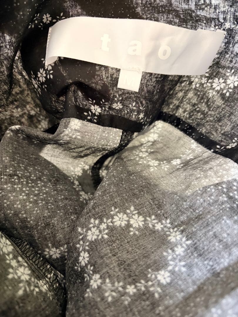 タオコムデギャルソン TAO 22ss ワンピース 黒