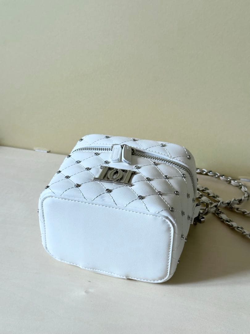 Darichi/キルティングビジュースクエアミニバッグ