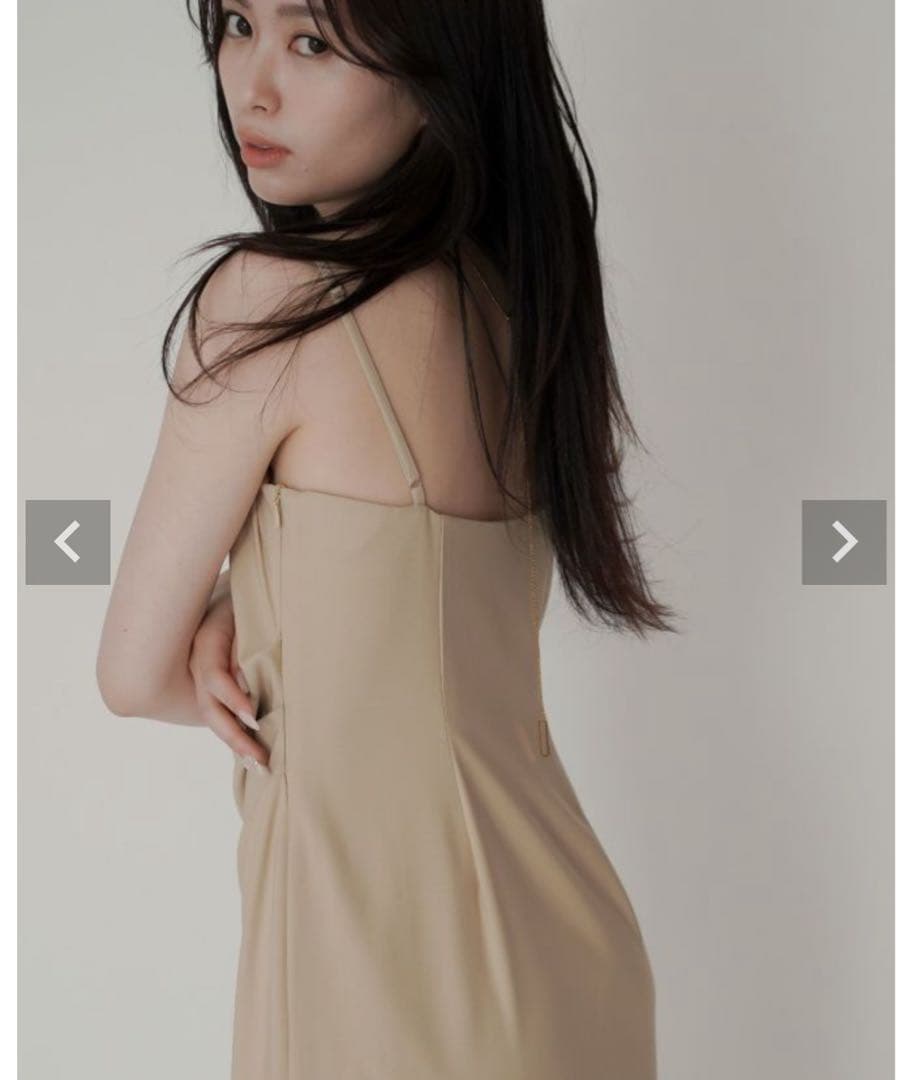 アシンメトリー ドレープ キャミ ワンピース KINO THE KEI