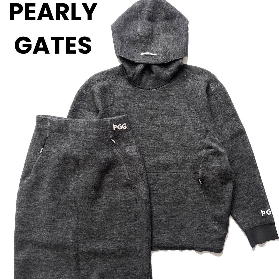 パーリーゲイツ　セットアップ　ポリエステルヤーン　ゴルフ　レディース　ニット　S