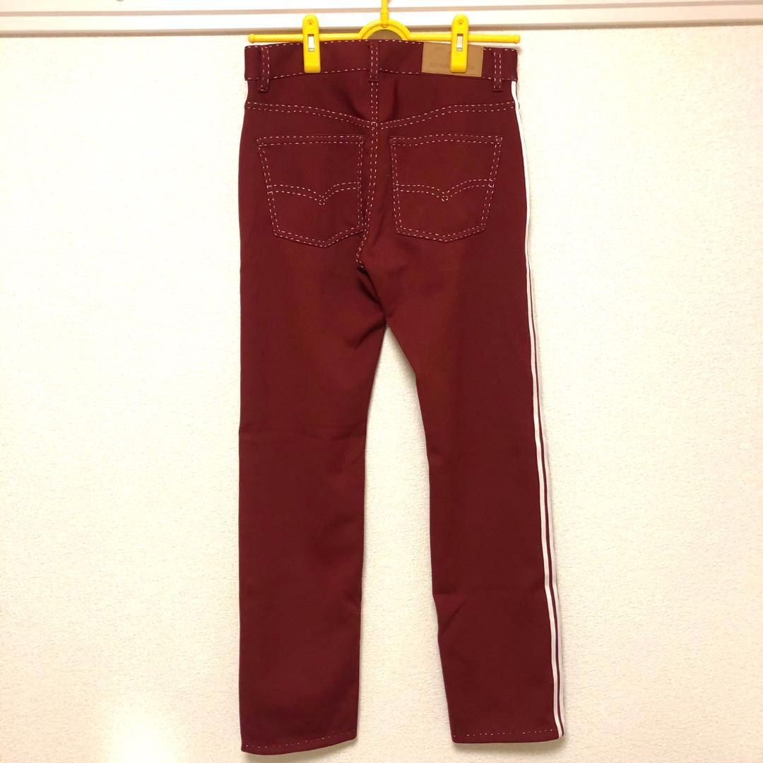 ケイスケカンダ　手縫いのジャージ　エンジ