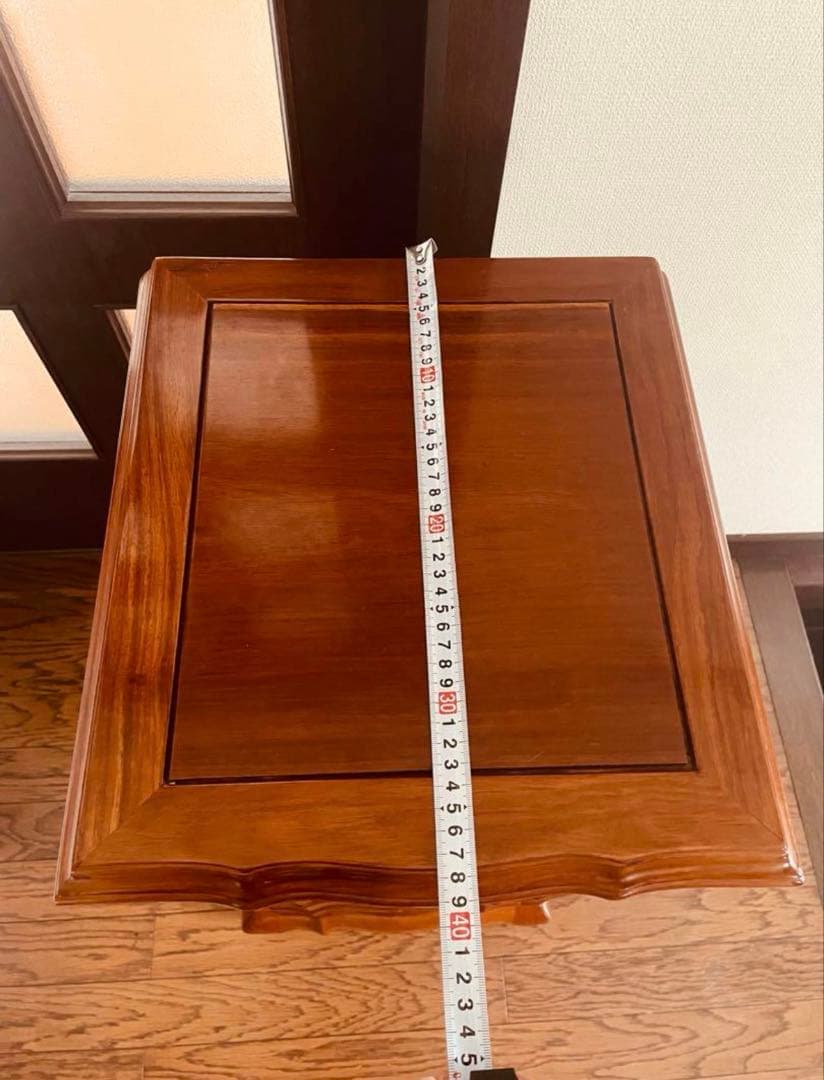 みお　　高級チェスト　六段　唐木　猫足　タガヤサン　チェスト　猫足家具