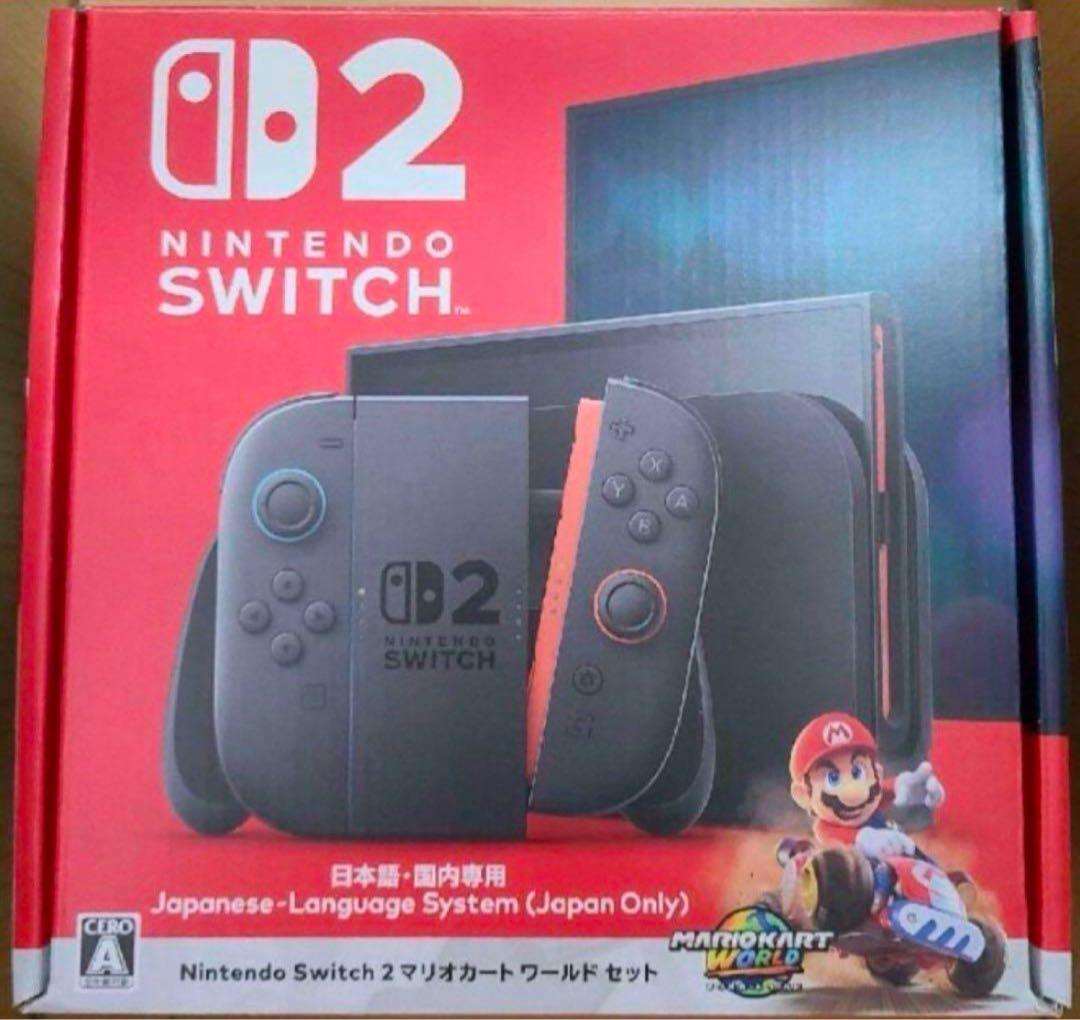 Switch 2 本体　マリオカード　ワールドセット