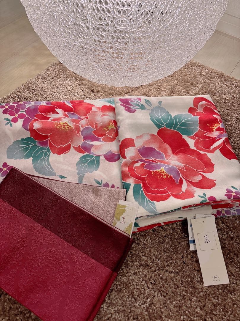 ❋*新品・未使用 タグ付き❋* 【古今浴衣・古今帯セット】