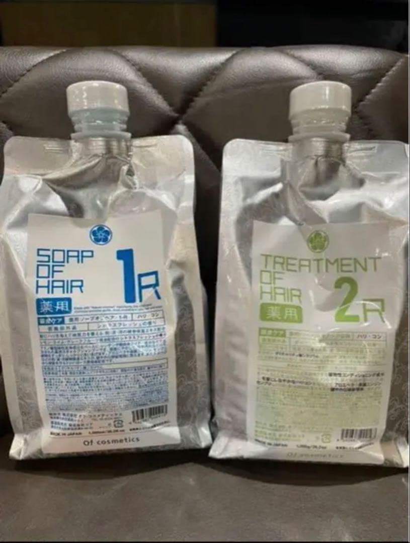 【月末値下げ中❗️】ソープオブヘア1R 2R 業務サイズ1,000mlセット