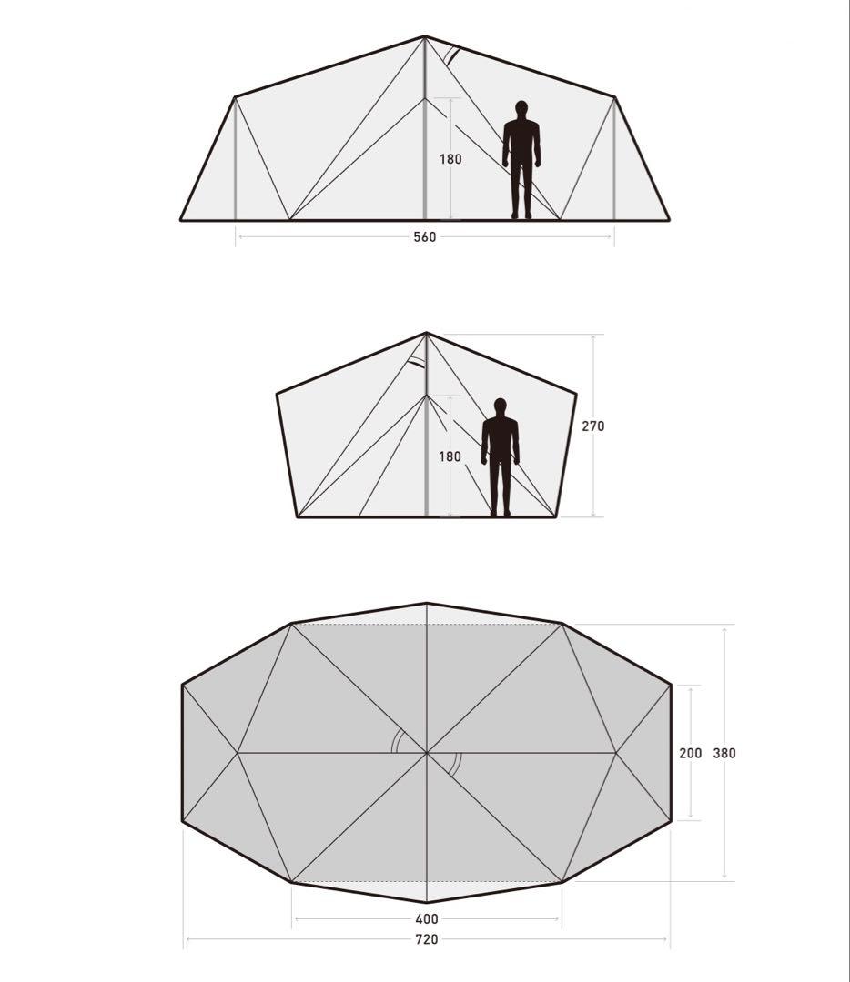 スカイパイロットtc サバティカル インナーテント付
