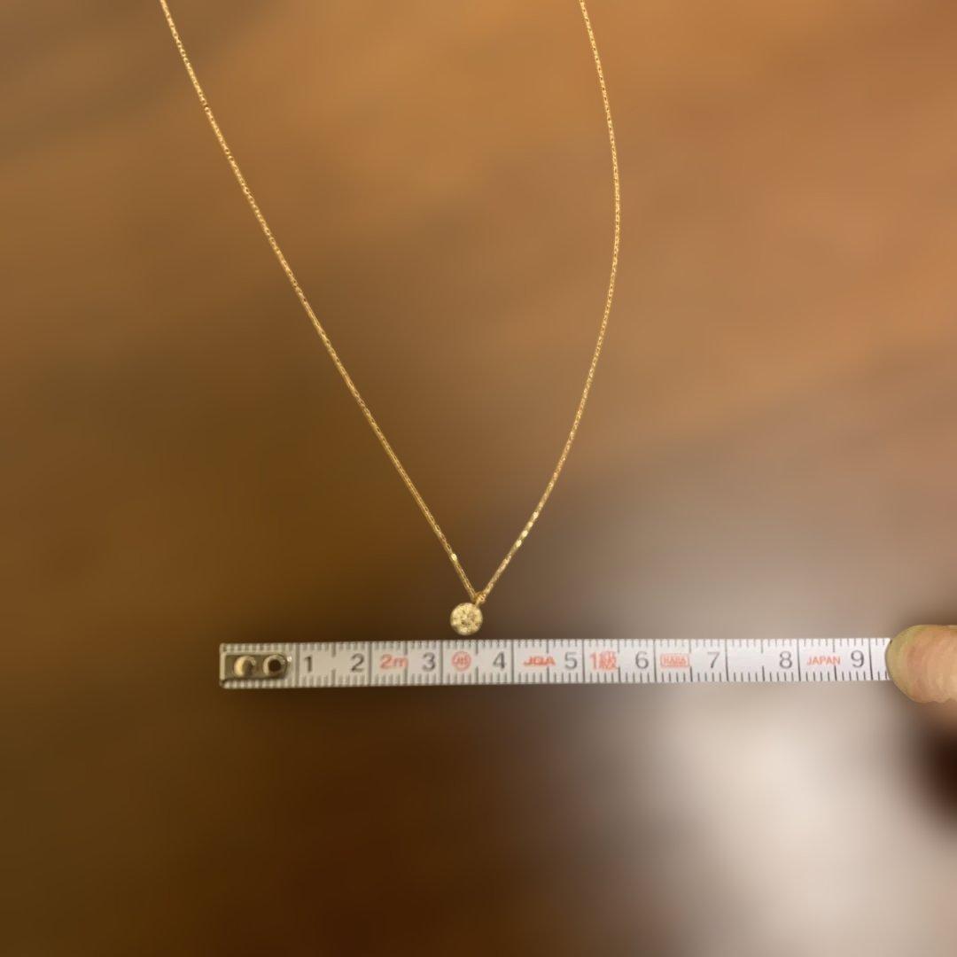 K18 ダイヤモンド ネックレス