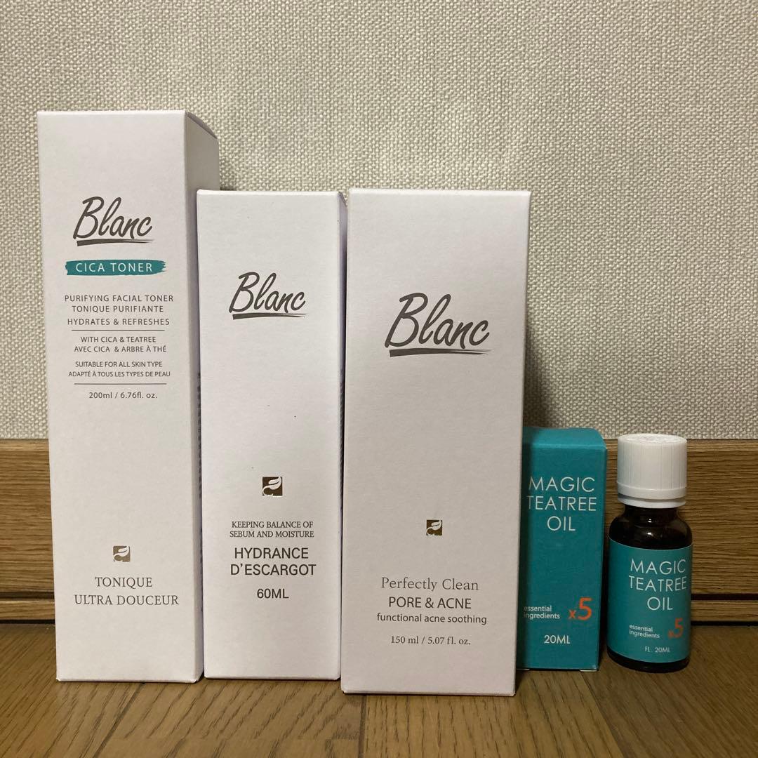 新品 blanc ブラン ニキビ&ニキビ跡ケア4種セット