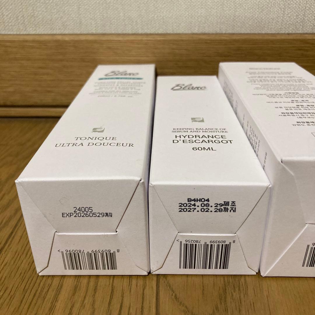 新品 blanc ブラン ニキビ&ニキビ跡ケア4種セット