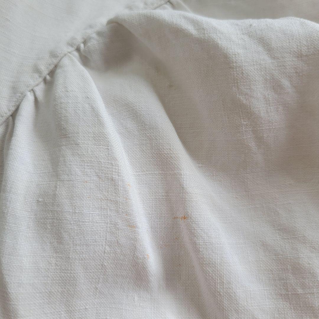 フランス　アンティーク　ワンピース　リネン　B