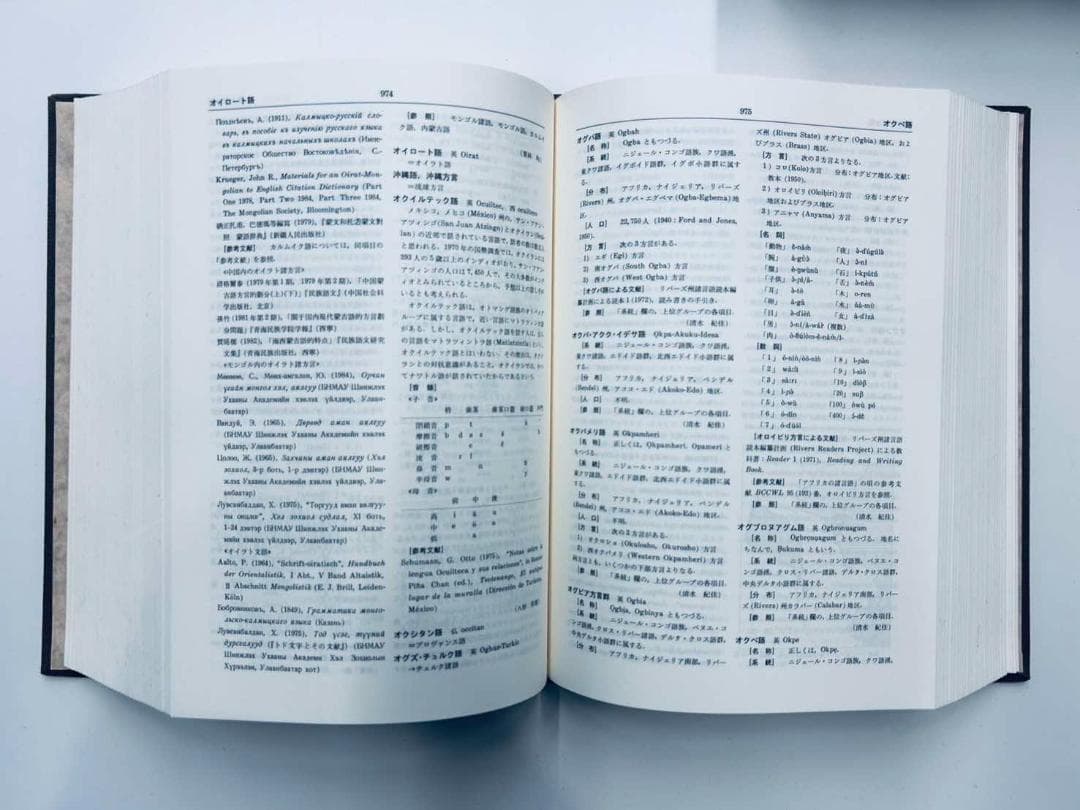 言語学大辞典 全6巻