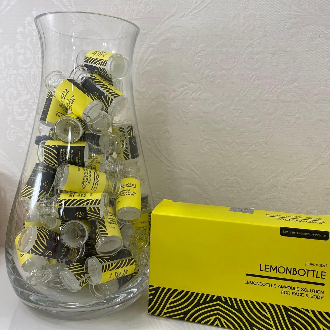 LEMONBOTTLE 空アンプル ボトル50本入り空き箱1箱プレゼント