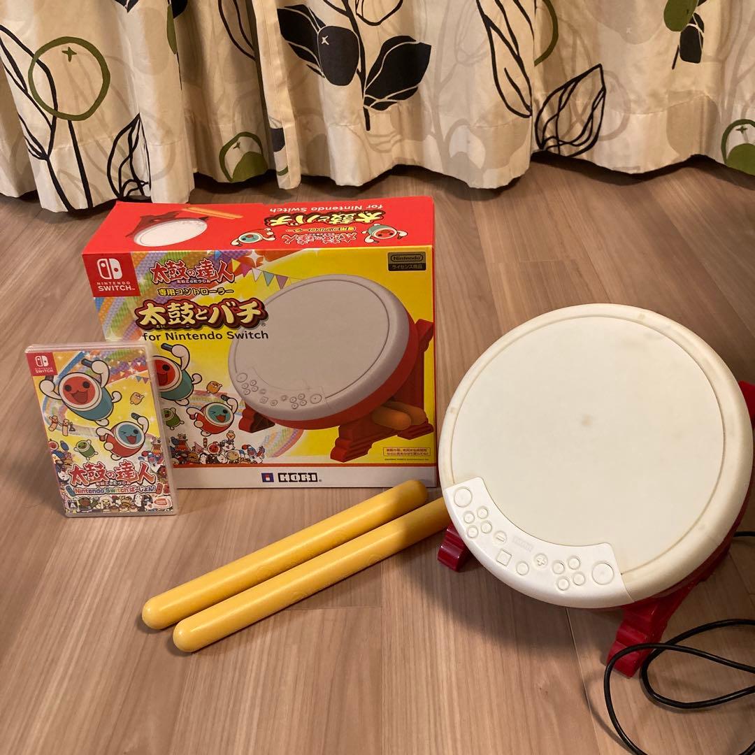 Nintendo Switch太鼓の達人ソフトと専用コントローラのセット
