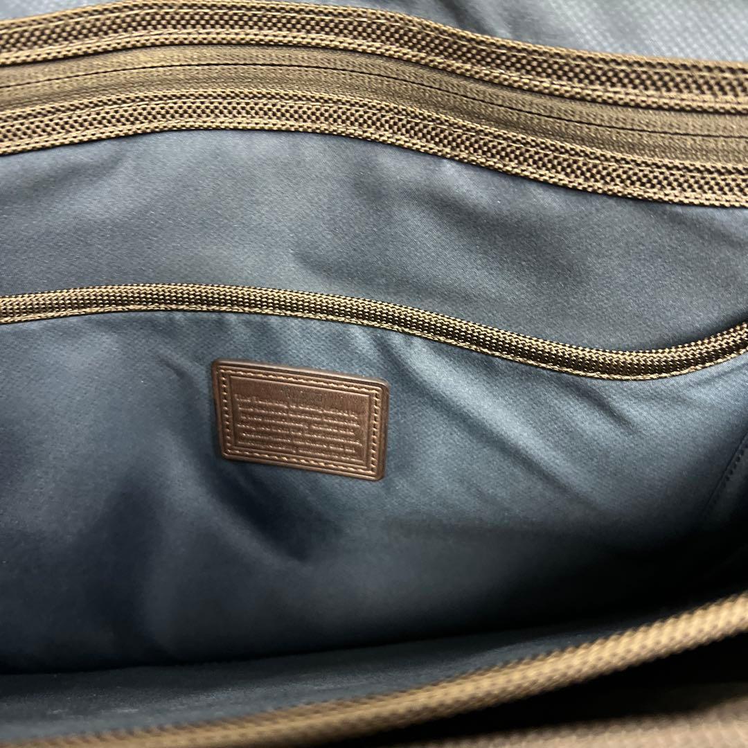 TUMI グレー ブラウン　ビジネスバッグ　タグおまけ付