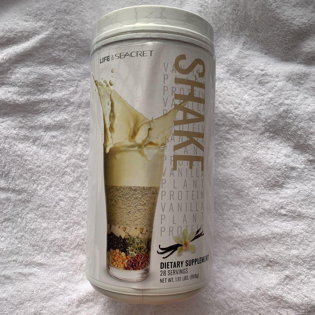 ビ-ガン プロテイン シェイク バニラ。シェイカ-ボトル付き。