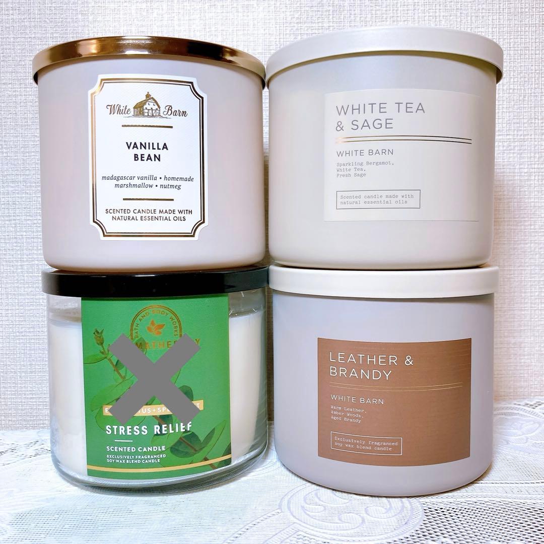 bath&body works 3芯キャンドル 3個