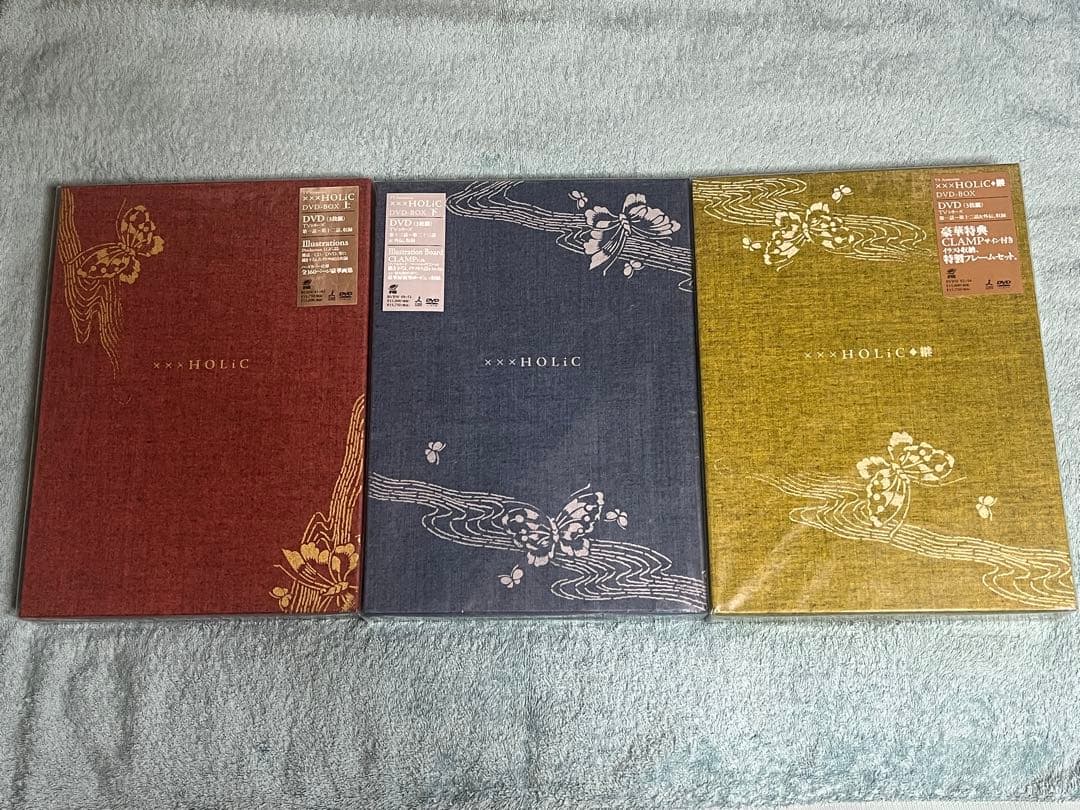 新品同様品 XXXHOLIC DVD-BOX 上 下 継 全3ボックスセット