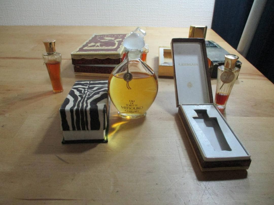 ゲラン　ミツコ＆ボルドニュイ　パルファム　未使用品と未開封品　総数２１点