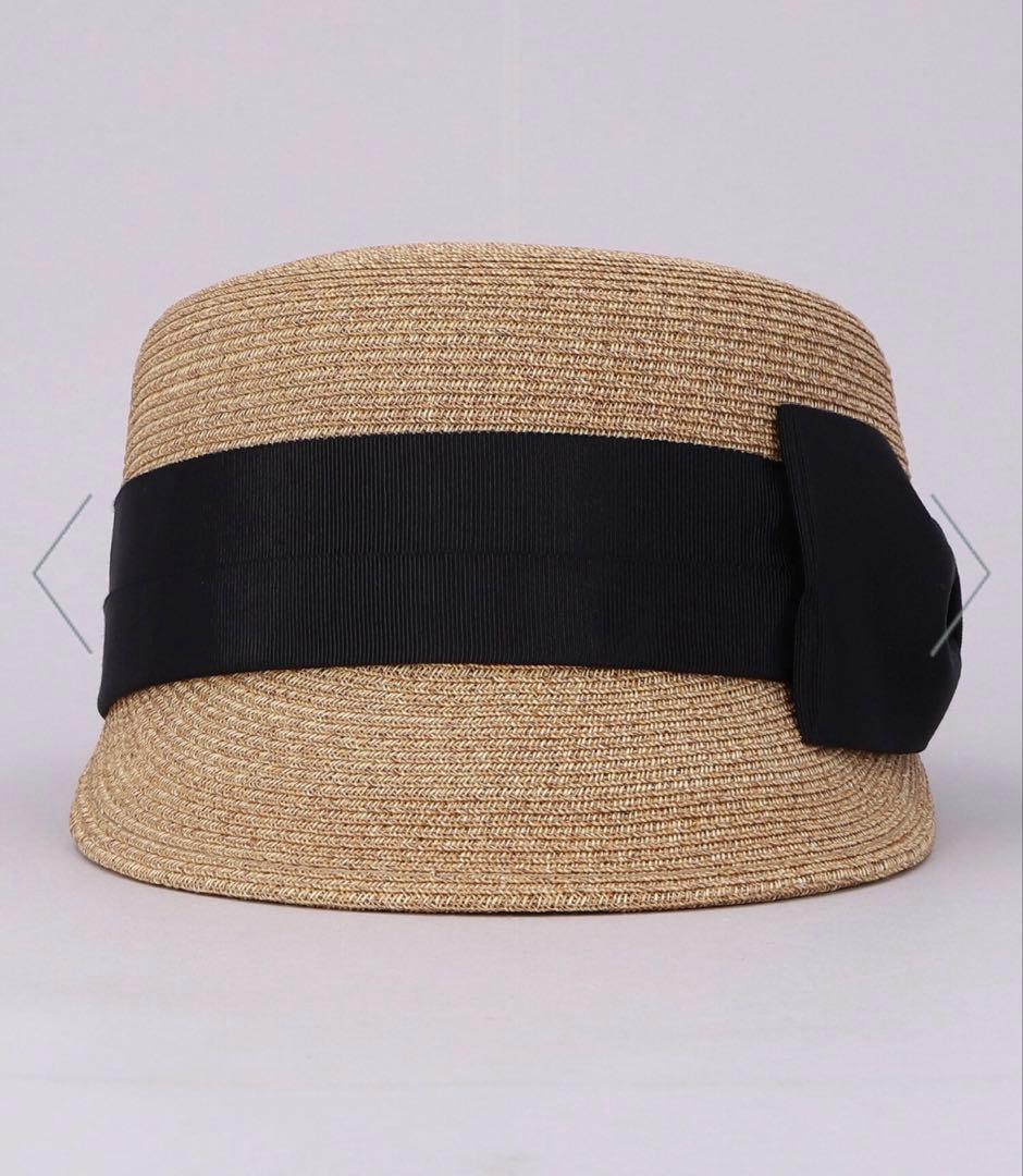 CA4LA カシラ　ベージュ 麦わら帽子 キャペリンハット