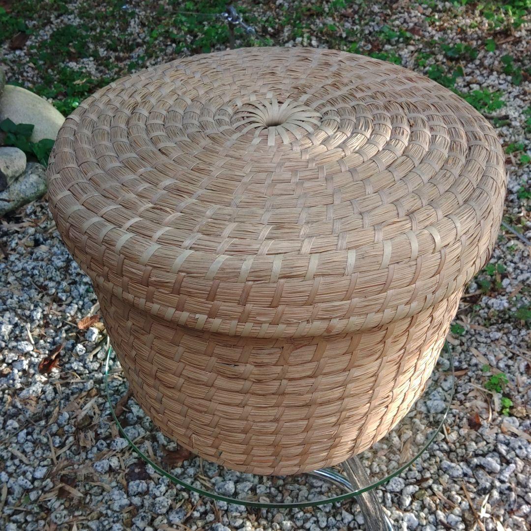 古民具　昭和レトロ　藁いずみ　飯つぐら　藁細工