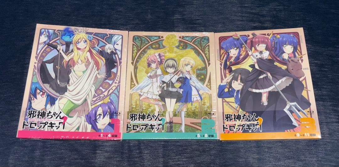 【全巻収納BOX付】 邪神ちゃんドロップキック' Blu-ray Vol.1ー3
