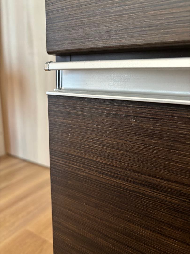 松田家具 ダークブラウン 食器棚