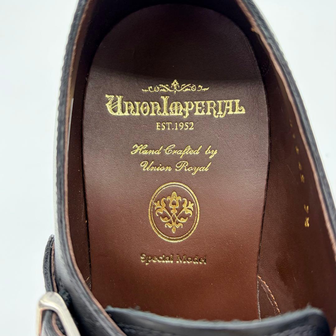【展示品】ユニオンインペリアル ダブルモンクストラップ US7.5 ブラック