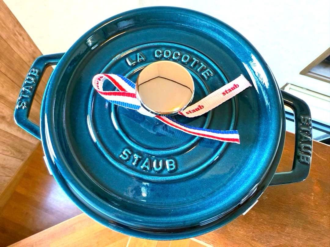 ストウブＳＴＡＵＢ限定色ラメールココットラウンド正規１８ｃｍ新品未使用生涯保証付