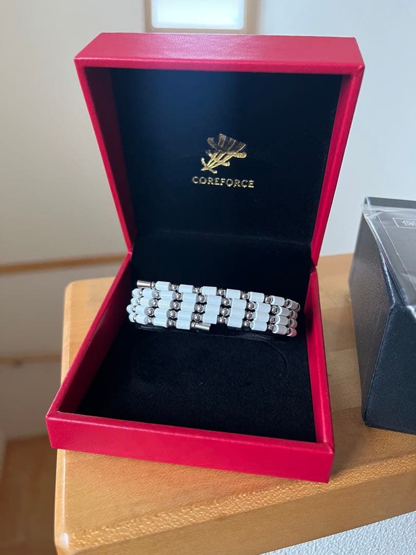 【ごぼう茶好き】コアフォース　70cm ループ　ホワイトSUS70