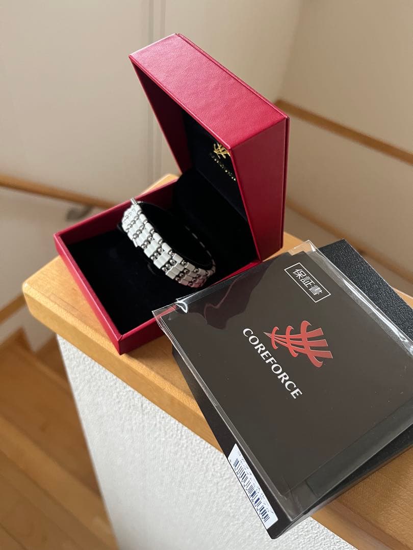 【ごぼう茶好き】コアフォース　70cm ループ　ホワイトSUS70