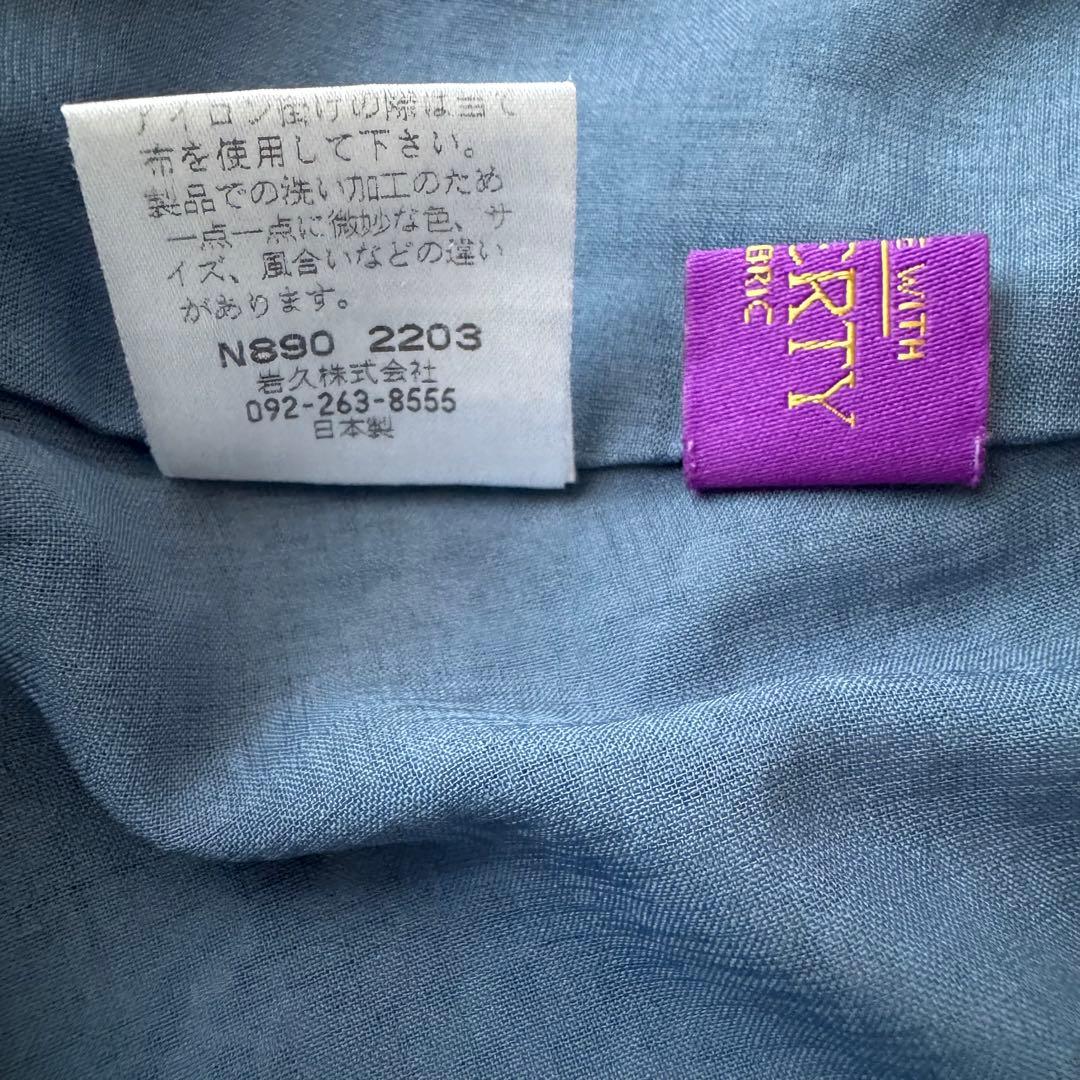 完売品✨新品級✨ルミノア リバティ 別注 クルーネック ロングワンピース ブルー