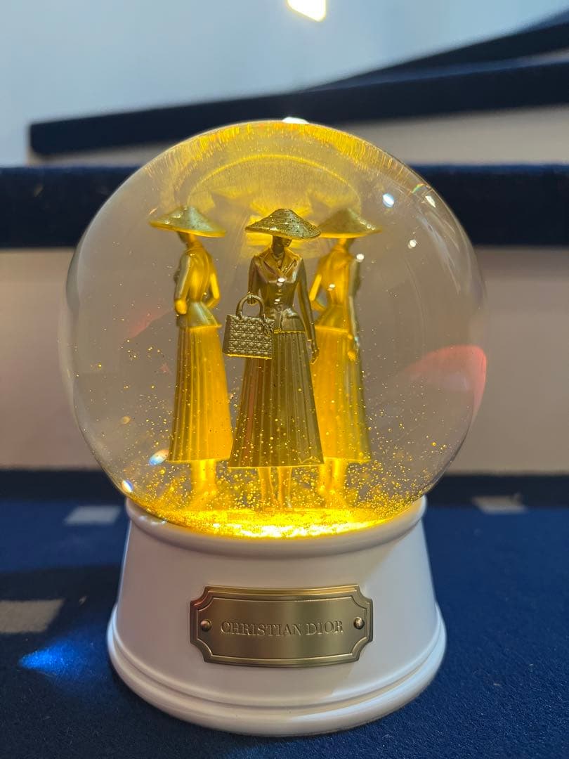 CHRISTIAN DIOR スノードーム ゴールド
