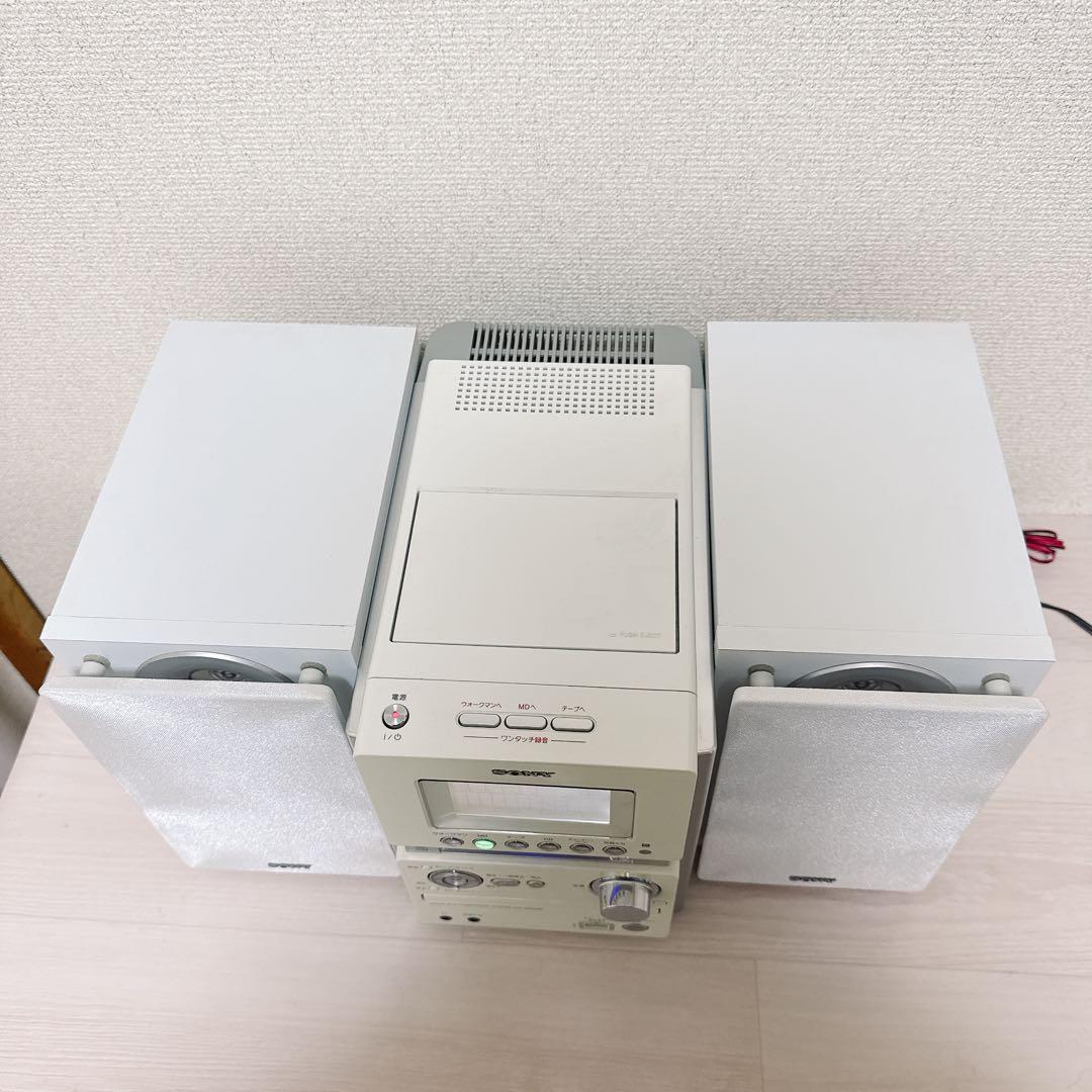 2343【MD搭載】SONY コンポ CMT-M35WM ソニー CD テープ