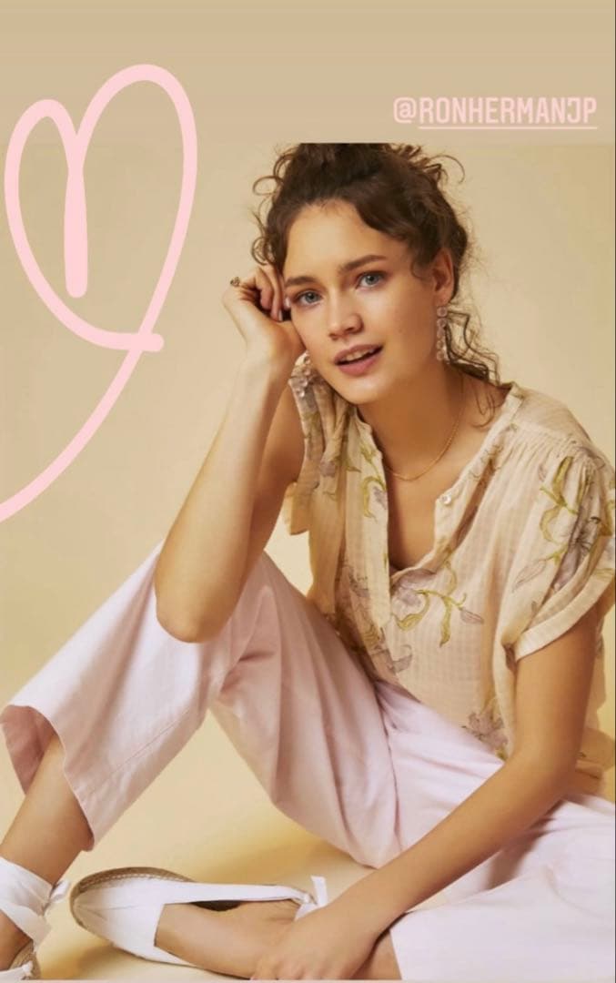 新品未使用 ロンハーマン別注 マディソンブルー ピンク チノパンツ