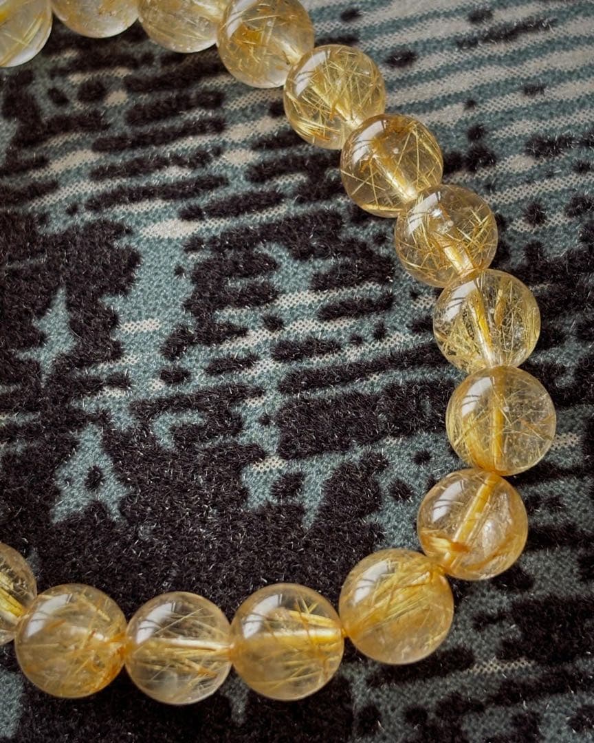 【金運爆上げ！】最強のゴールドルチルクォーツ　限定1本！