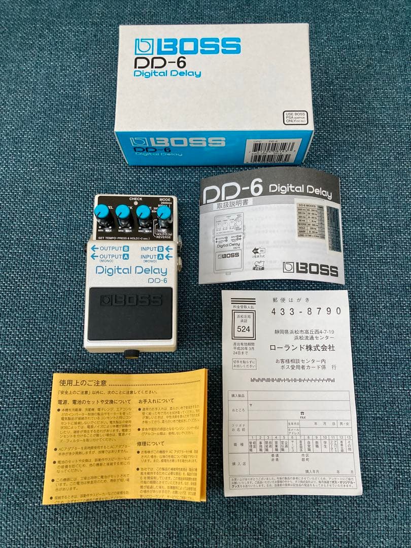 美品　BOSS DD-6 ワンオーナー　デジタルディレイ