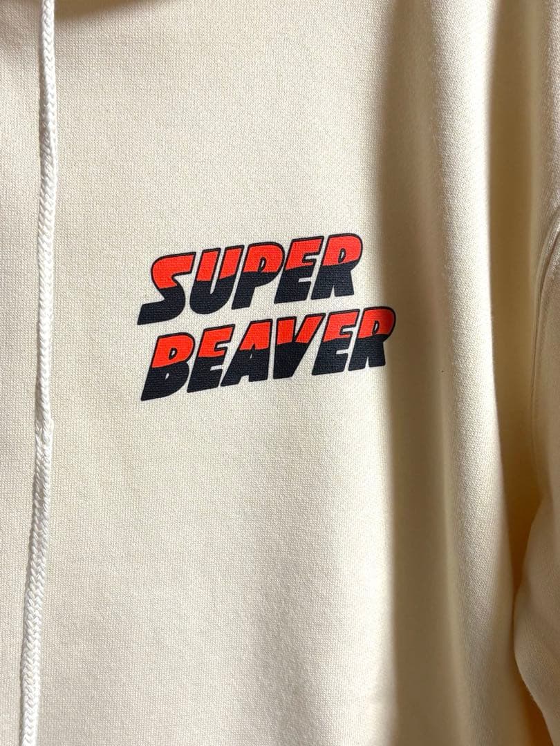 超レア美品　SUPER BEAVER 15周年　フーディ　オフホワイト