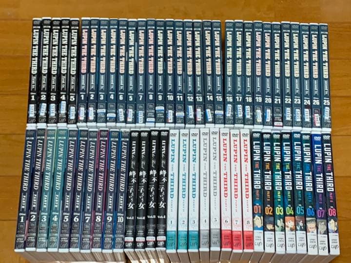 【送料無料】 ルパン三世 TVシリーズPART1〜5 DVD 全61巻 セット