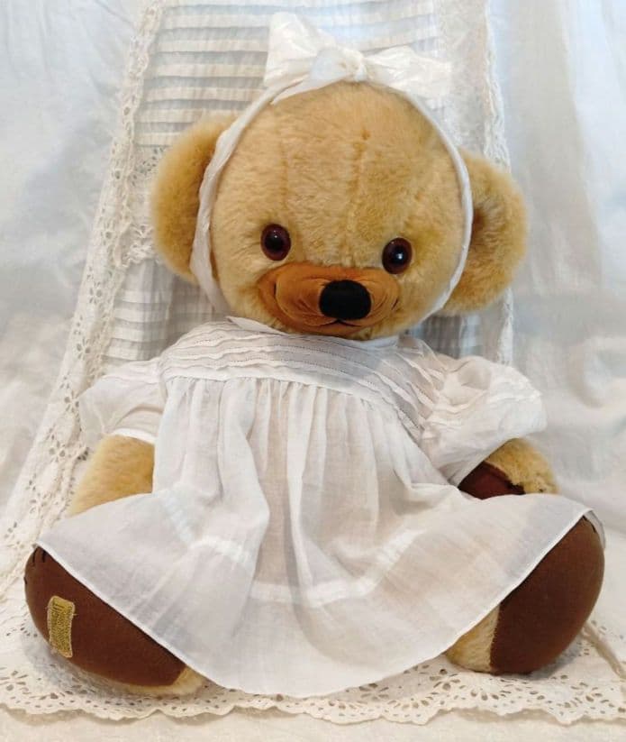 期間限定価格　マスタード色のビンテージ チーキー 43cm