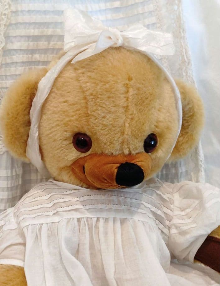 期間限定価格　マスタード色のビンテージ チーキー 43cm